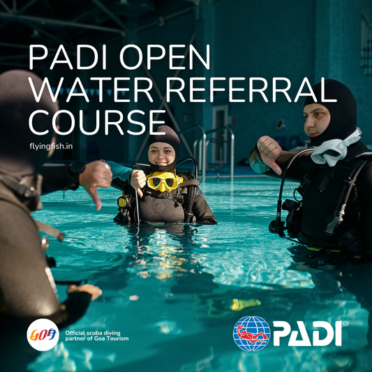 PADI open water referral course-FLYING FISH DIVING INDIA PRIVATE LIMITED