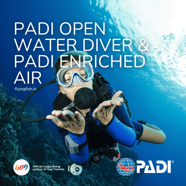PADI Open Water Diver & PADI Enriched Air Combo - FLYING FISH DIVING INDIA PRIVATE LIMITED