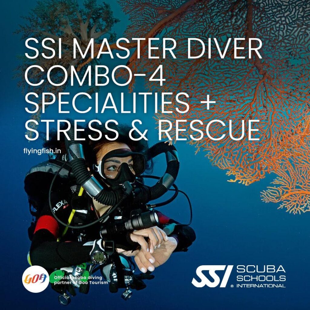 Scuba Master Diver Course Bundle Goa — 4 Specialities + Rescue