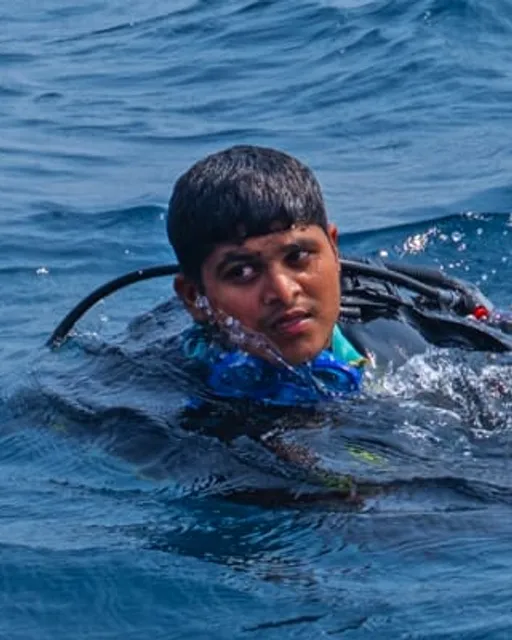 Parv Waghmare, SSI Open Water Instructor at FlyingFish Scuba School Goa, 200+ dives
